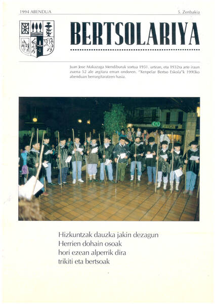 Bertsolariya 5. zenbakia