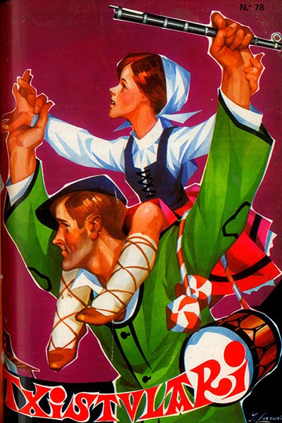 Txistulari aldizkaria 78. Apirila-Ekaina. 1974;
Editorial;
Algunas observaciones a 'la trayectoria del txistu';
Trabajo clave: las secciones tecnicas;
Información de Guipuzcoa: Gazte-Alai, la entrevista del momento;
Información de Guipuzcoa: Un alarde por Santa Cecilia;
Asamblea General Ordinaria de la Subdelegación de 'Siete Concejos del Valle de Somorrostro';
PARTITURAK;
Antologia breve del zortziko;
Pozik (Biribilketa);
Jaso (Biribilketa);
Bizi (Fandango);
Laster (Arin-arin);
Naste (Arin-arin);
Informe de lo realizado hasta el momento;
Información de Vizcaya: La primera semana coral vizcaina