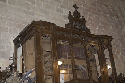 Restauración de los intsrumetos de tecla en la iglesia San Esteban